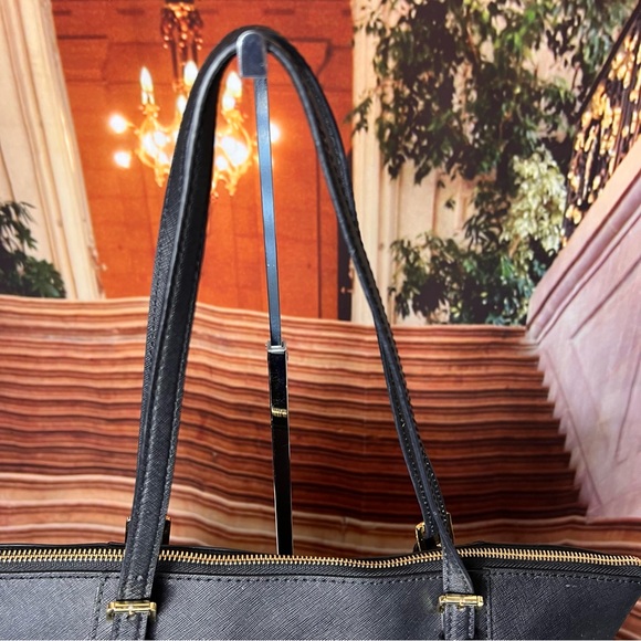Michael Kors Charlotte Large Saffiano Leather Top-Zip Tote excellent condition - Picture 10 of 15